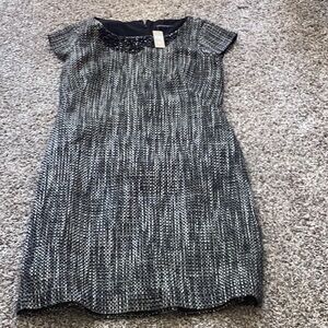 Elegant Black and White Women's Dress